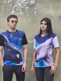 Парные футболки Как приручить Дракона